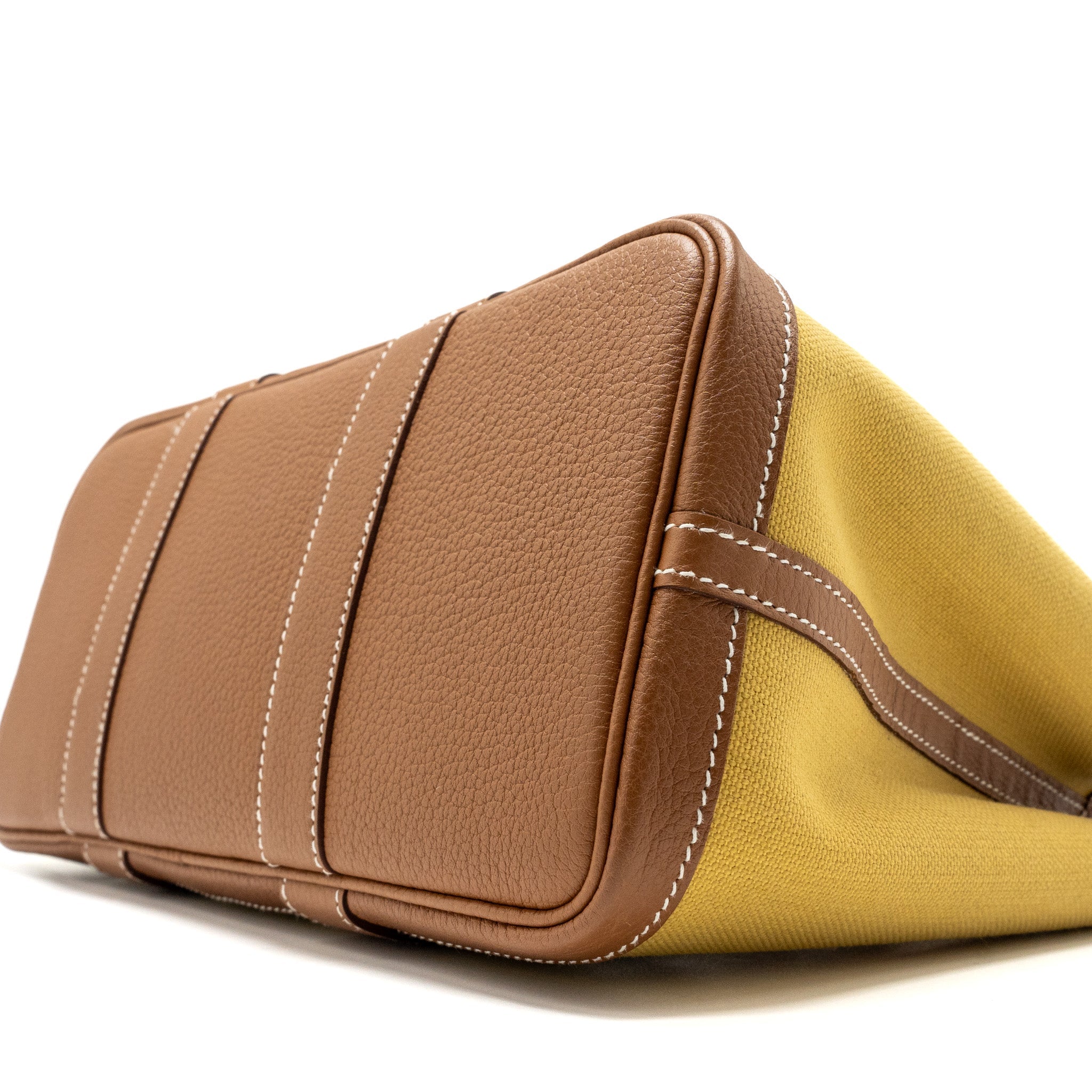 HERMES GARDEN PARTY 30 CANVAS/NEGONDA GINGER/GOLD SHW