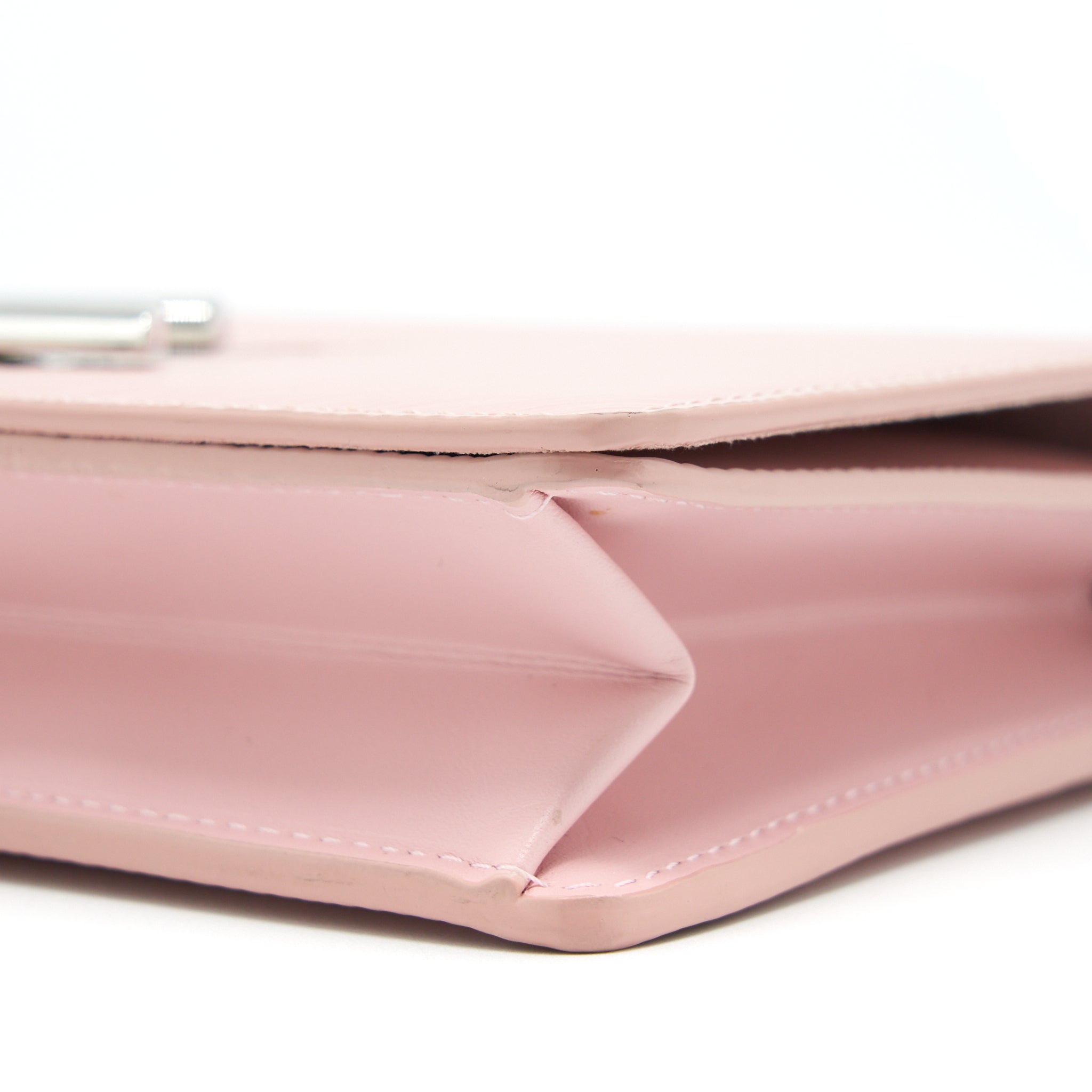 LOUIS VUITTON TWIST WALLET ON CHAIN EPI PINK SHW