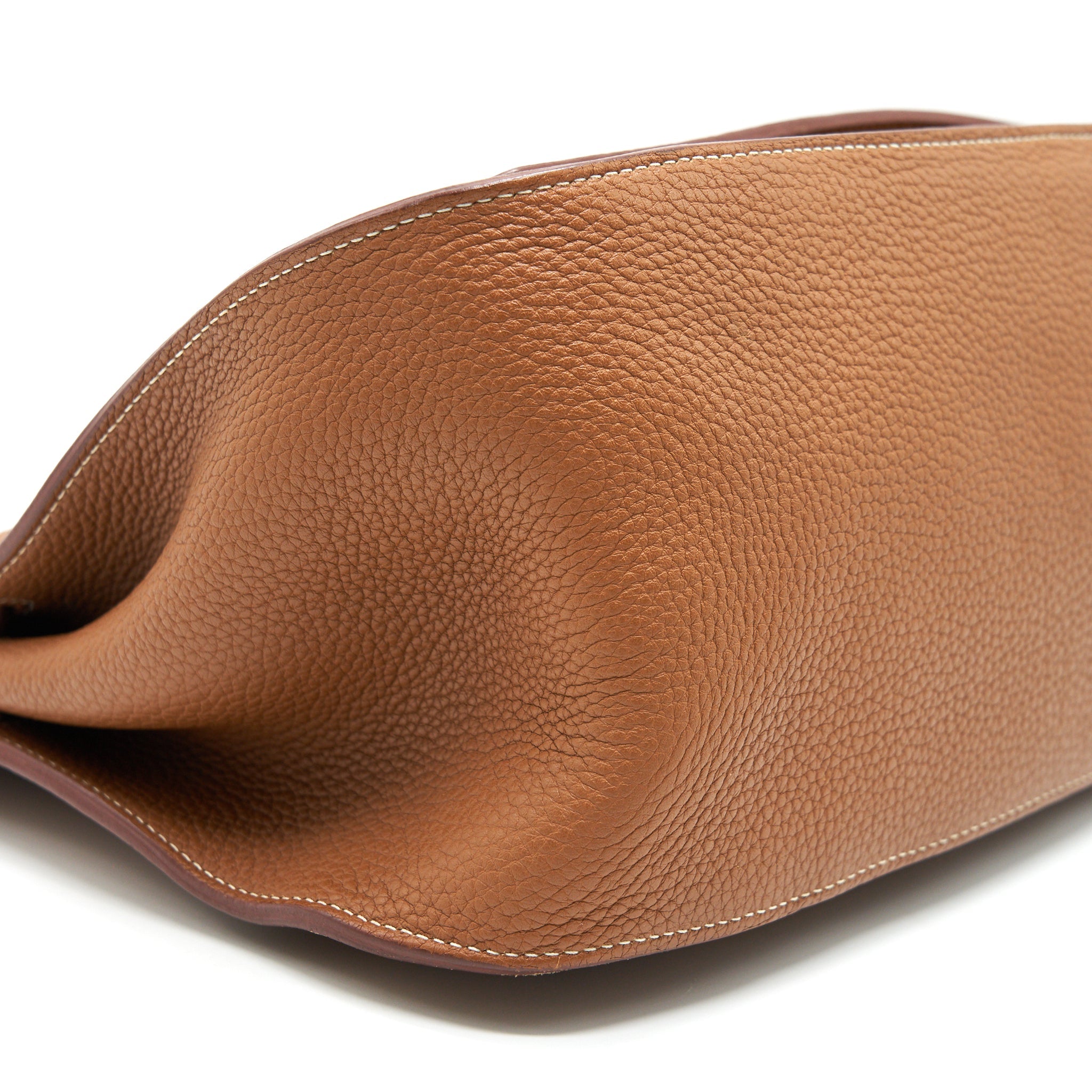 HERMES JYPSIERE 34 BAG GOLD CLEMENCE LEATHER SHW