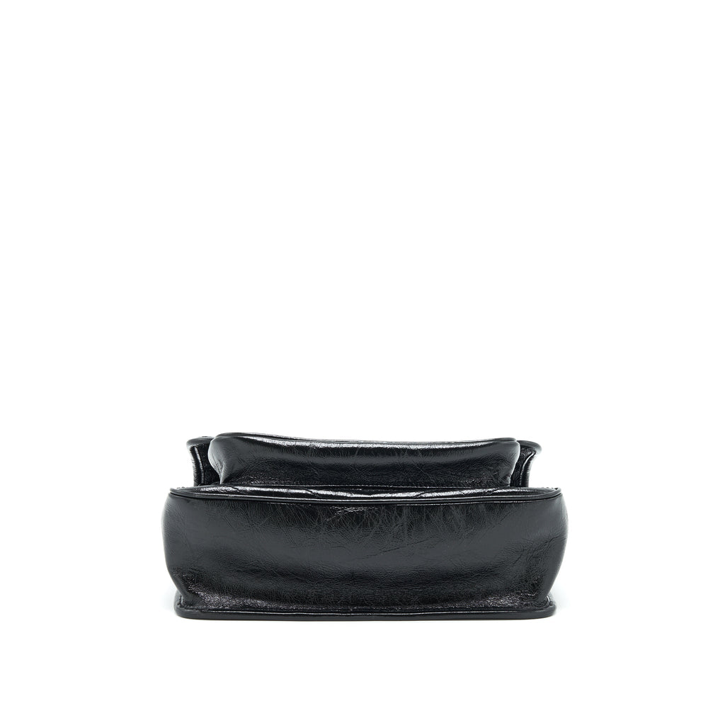 SAINT LAURENT MEDIUM NIKI BAG CRINKLED VINTAGE SO BLACK