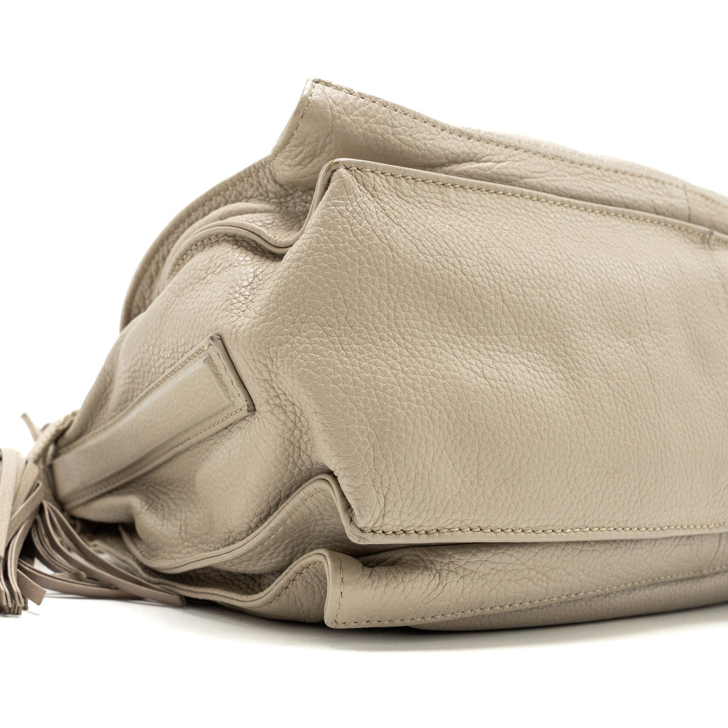 LOEWE FLAMENCO BAG CALFSKIN BEIGE LGHW