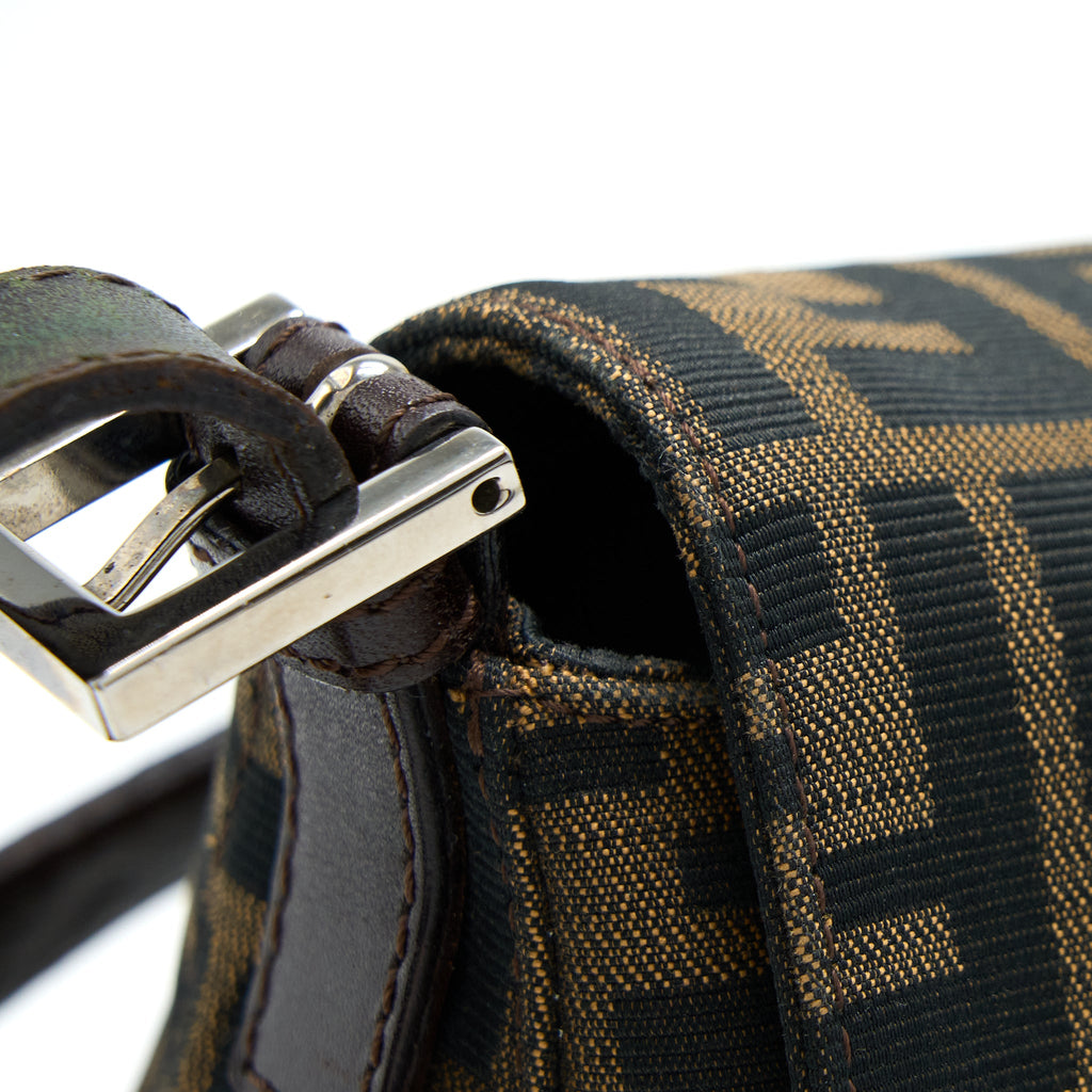 FENDI VINTAGE BAGUETTE BAG FF JACQUARD FABRIC SHW