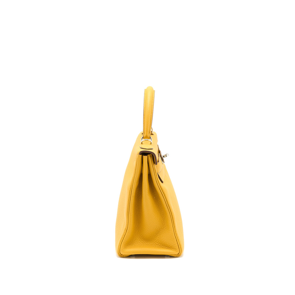 HERMES KELLY 28 TOGO 9D JAUNE AMBER SHW