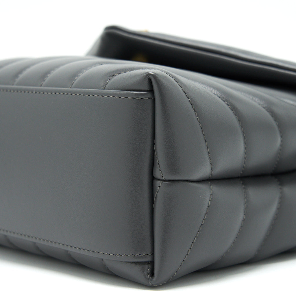 SAINT LAURENT SMALL LOU LOU BAG STORM COLOUR GHW