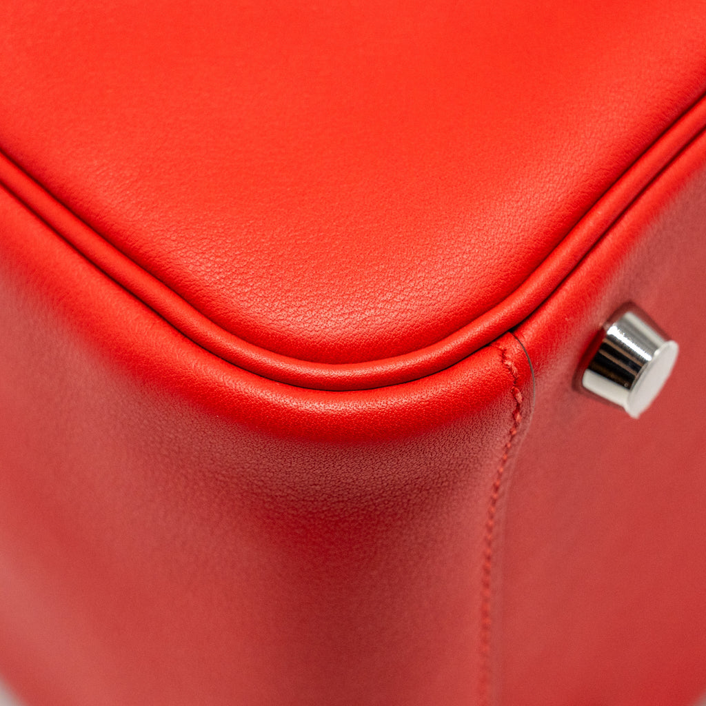 HERMES LINDY 26 SWIFT ROUGE DE COEUR/ROUGE PIMENT SHW