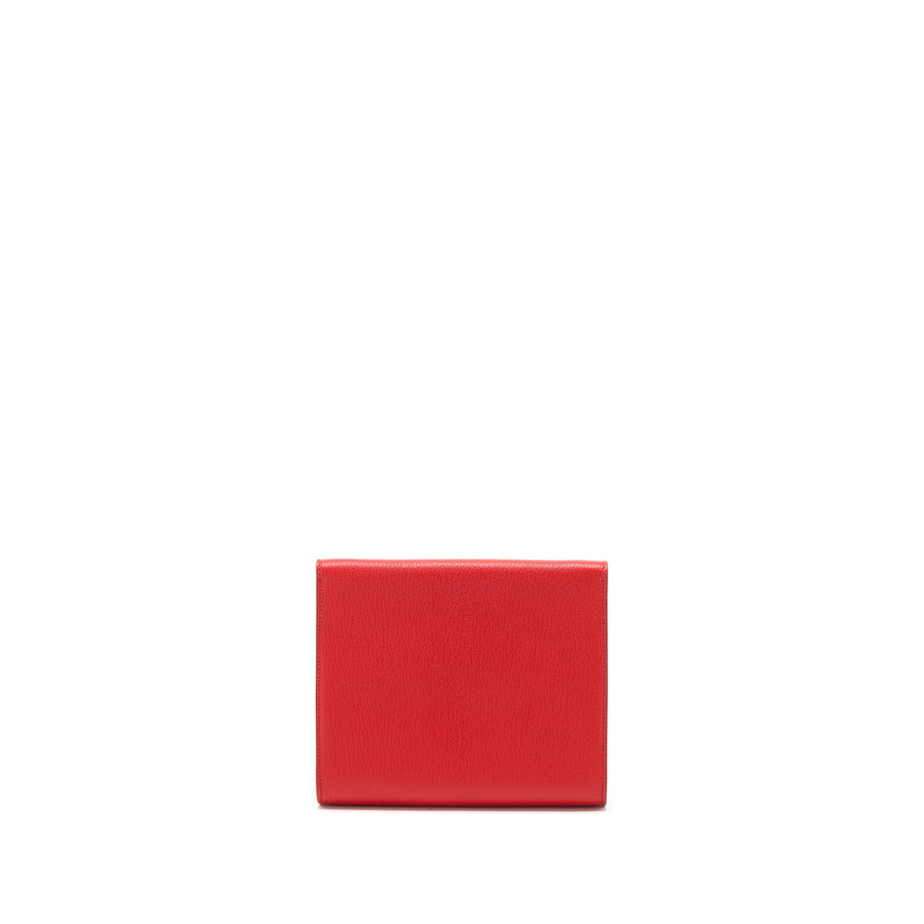 HERMES CLIC 16 WALLET MYSORE RED GHW
