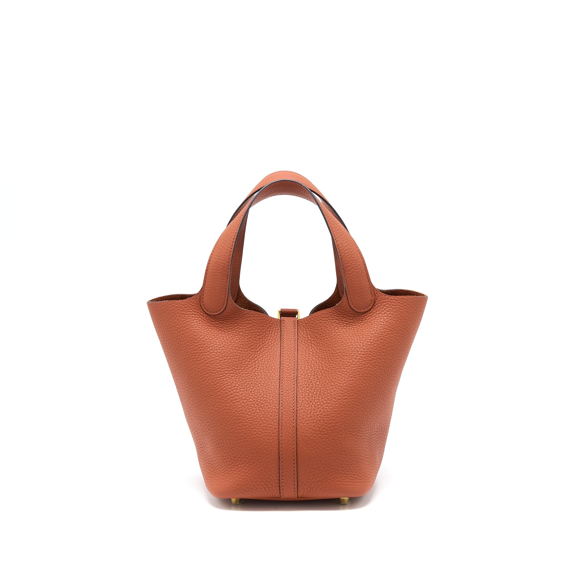 HERMES PICOTIN 18 LOCK BAG CLEMENCE CUIVE GHW