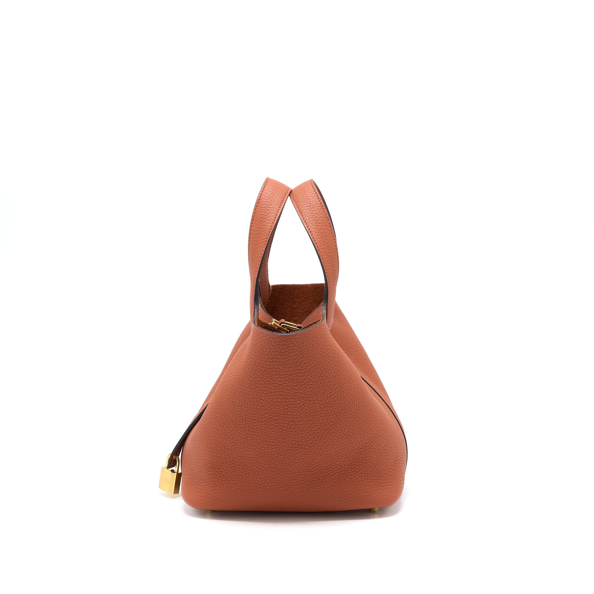 HERMES PICOTIN 18 LOCK BAG CLEMENCE CUIVE GHW