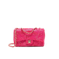 CHANEL SEASONAL MEDIUM FLAP BAG FUCIA WITH GHW