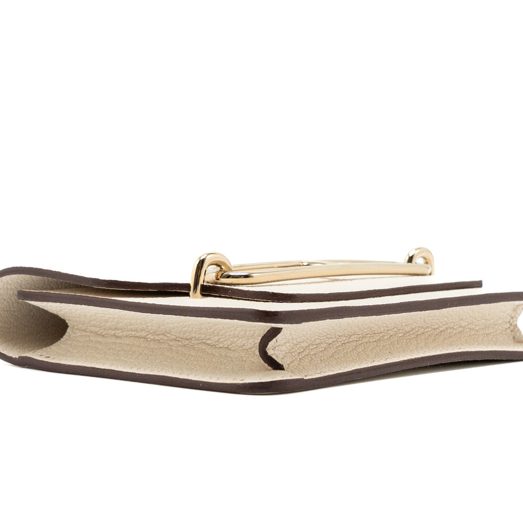 HERMES ROULIS SLIM CHEVRE MYSORE NATA LGHW