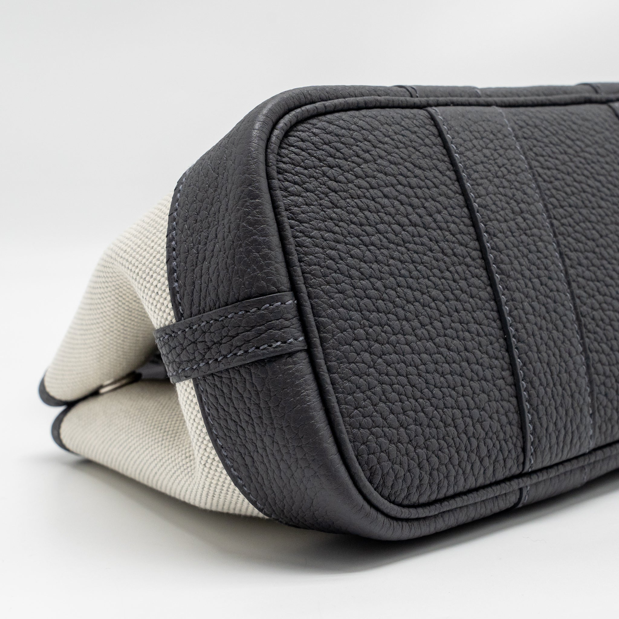 HERMES NEO GARDEN PARTY 23 CANVAS/NEGONDA ECRU/BLEU GLACIER/ARDOISE SHW