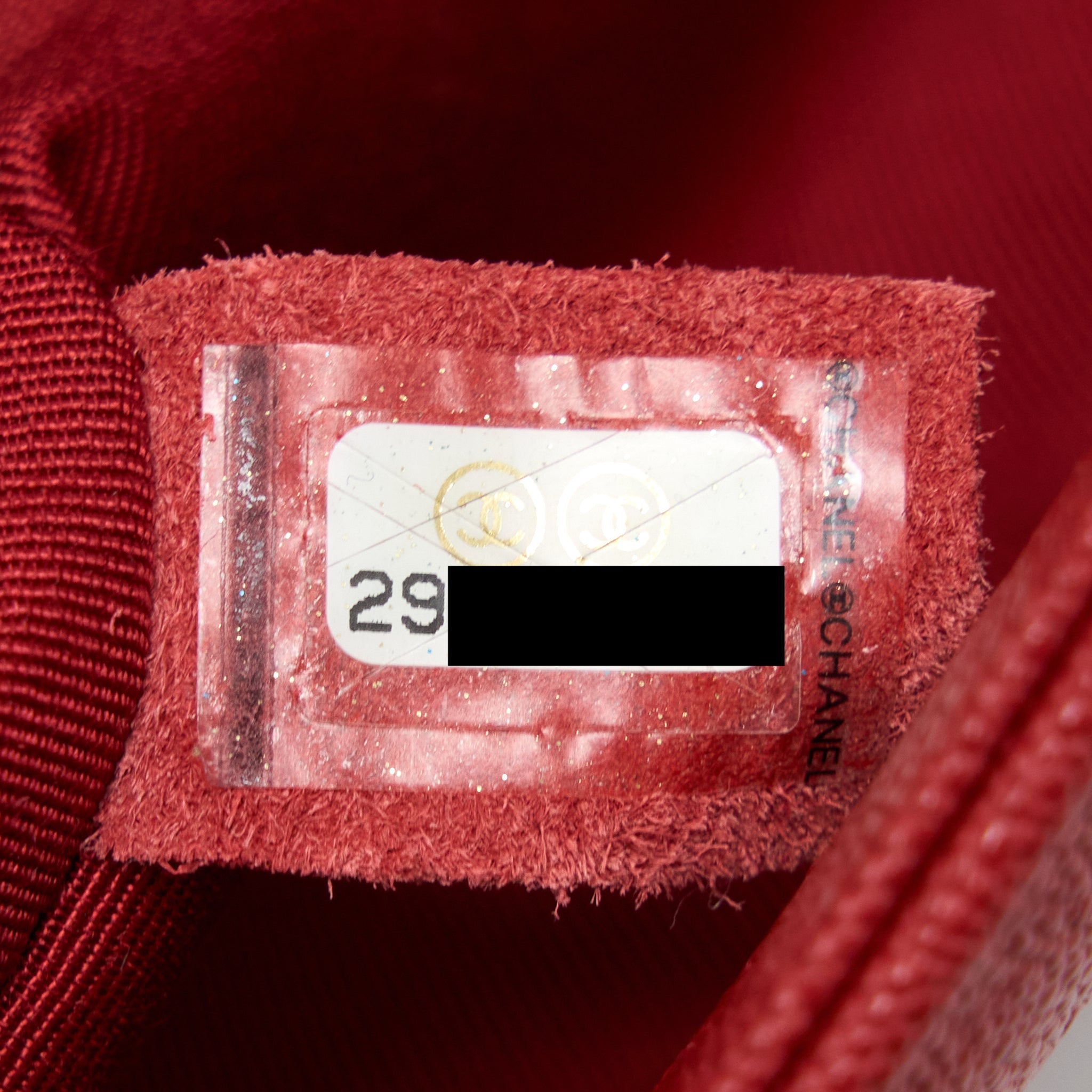 CHANEL MEDIUM BOY BAG CAVIAR RED SHW