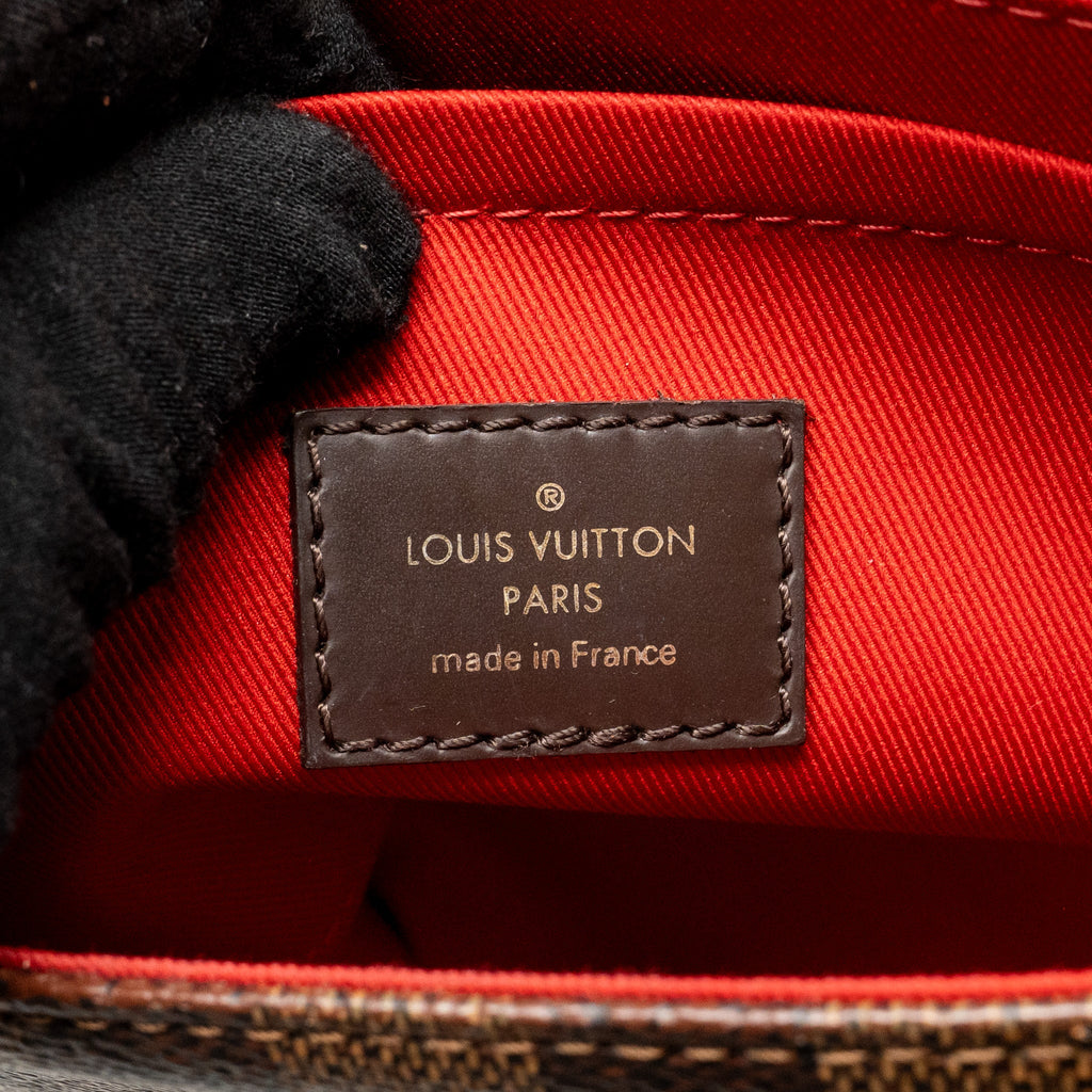 LOUIS VUITTON CROISETTE DAMIER EBENE CANVAS GHW