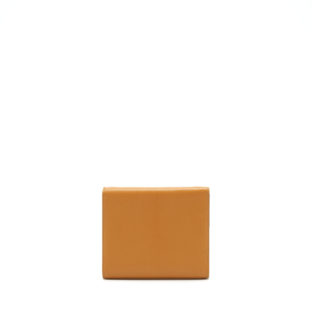 HERMES CLIC 16 WALLET GOATSKIN CARAMEL SHW