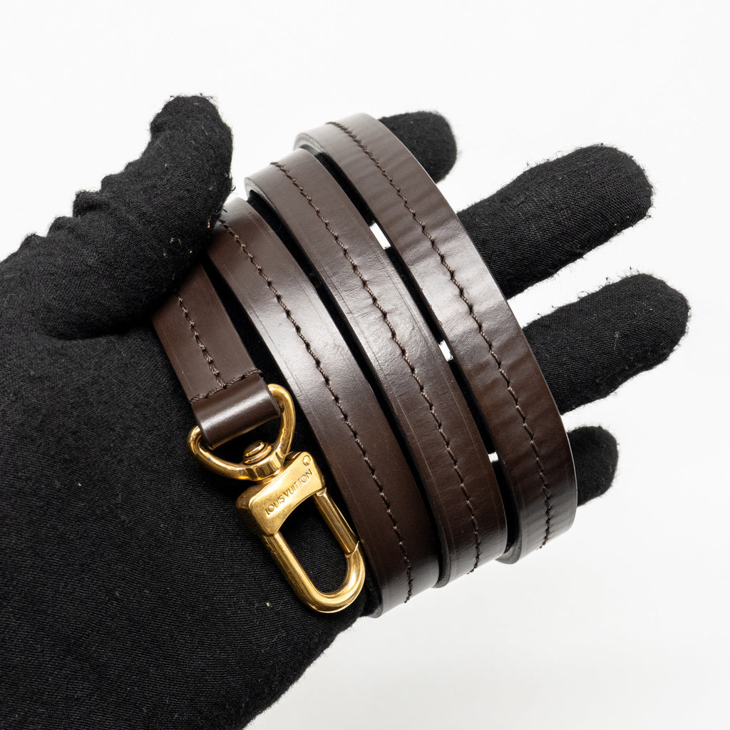 LOUIS VUITTON CROISETTE DAMIER EBENE CANVAS GHW