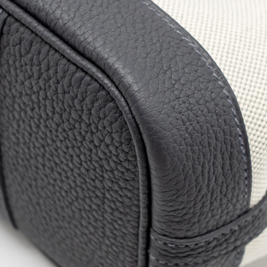 HERMES NEO GARDEN PARTY 23 CANVAS/NEGONDA ECRU/BLEU GLACIER/ARDOISE SHW
