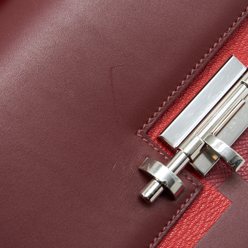 HERMES VERROU 23 SOMBER/MYSORE/EPSOM ROUGE H/ROSE AZALEE/MULTICOLOUR SHW