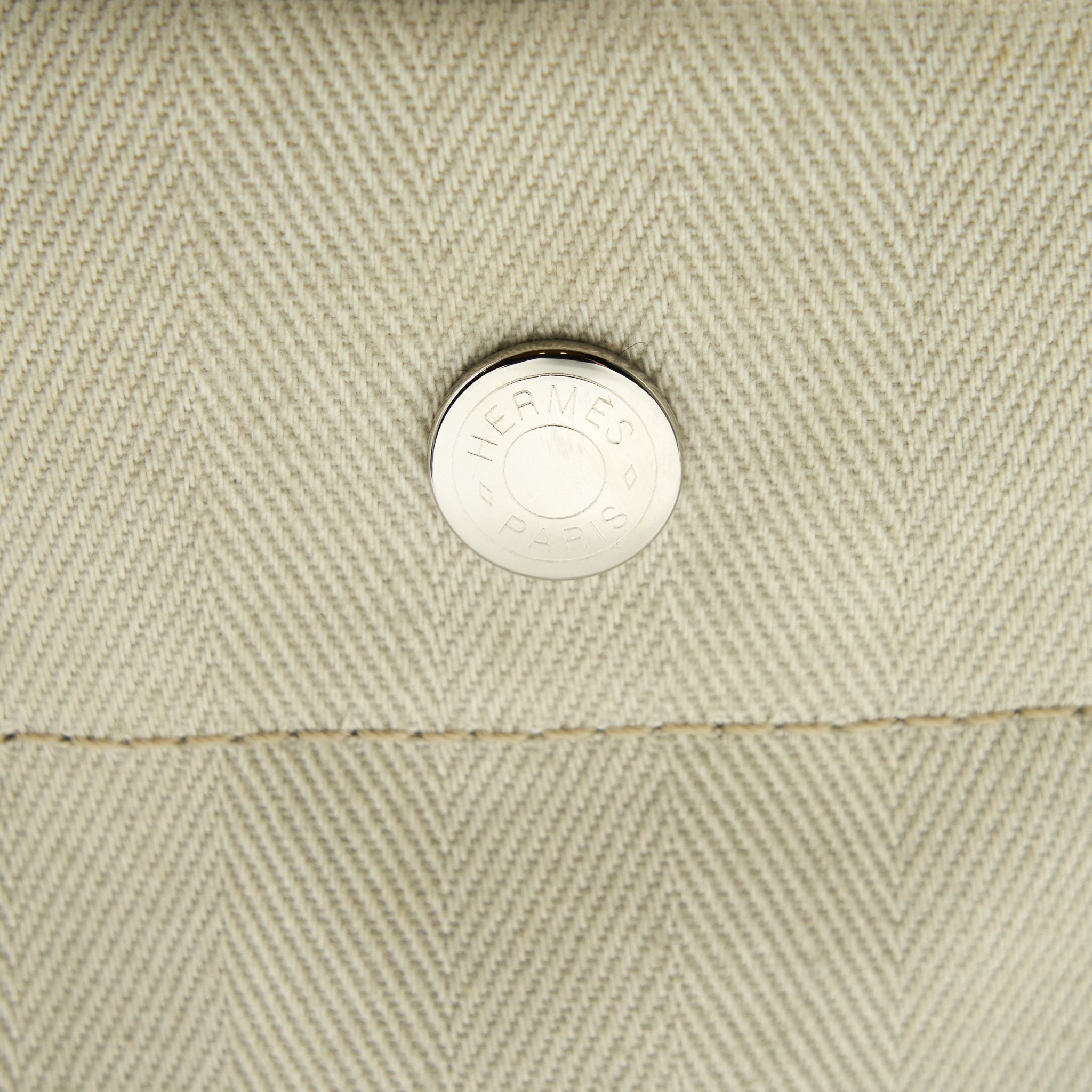 HERMES CANVAS GROOMING BAG/ BUCKET BAG