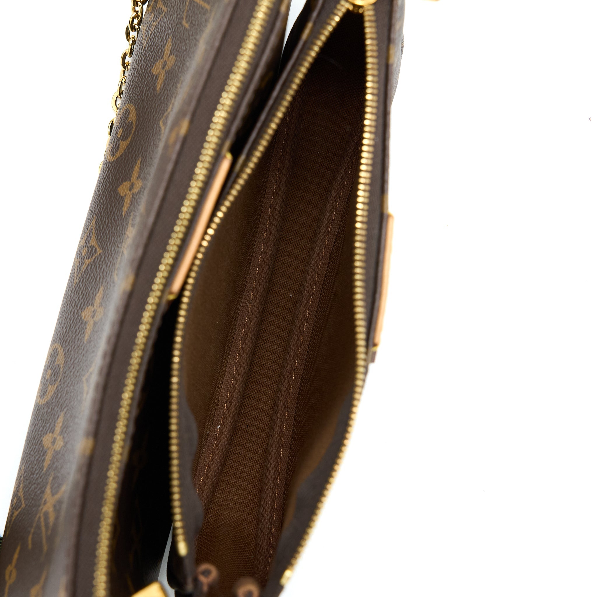 LOUIS VUITTON MULTI POCHETTE WITH KHAKI STRAP GHW