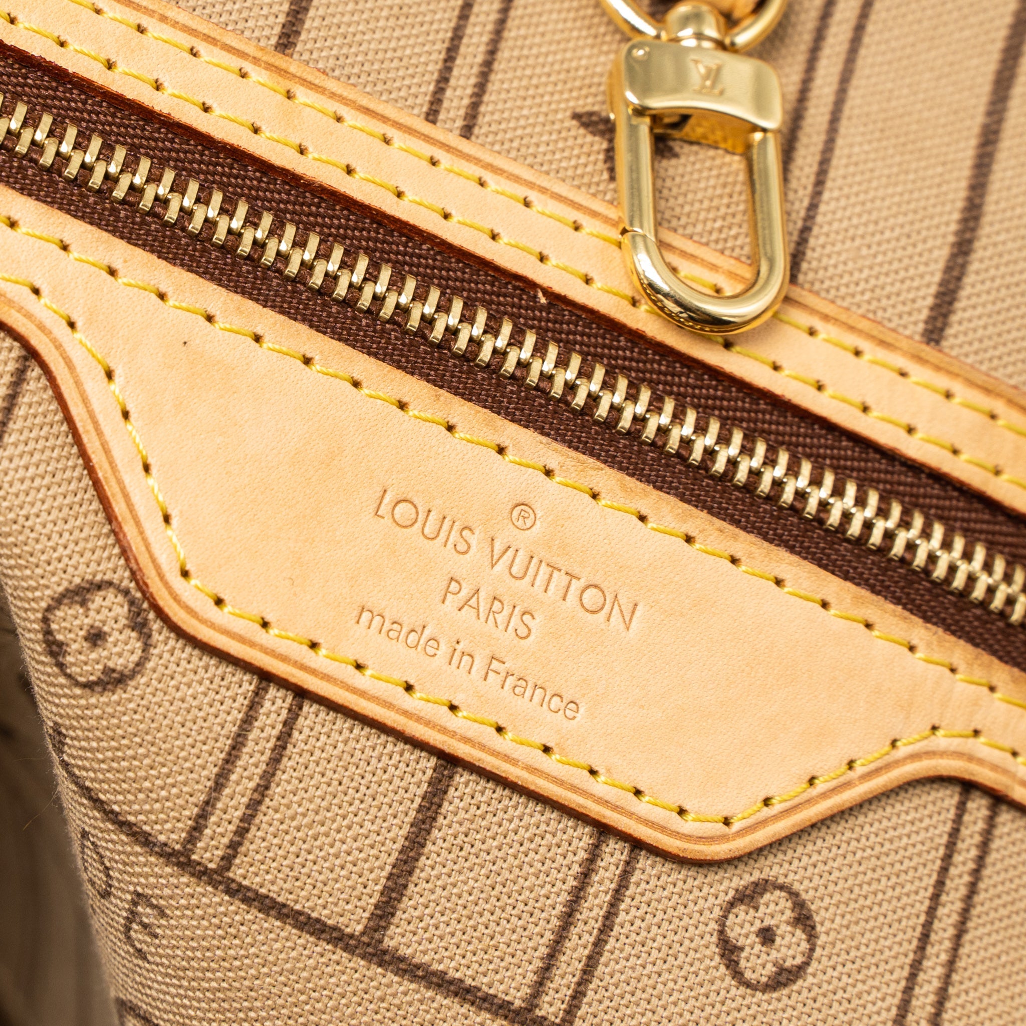 LOUIS VUITTON NEVERFULL GM MONOGRAM CANVAS GHW