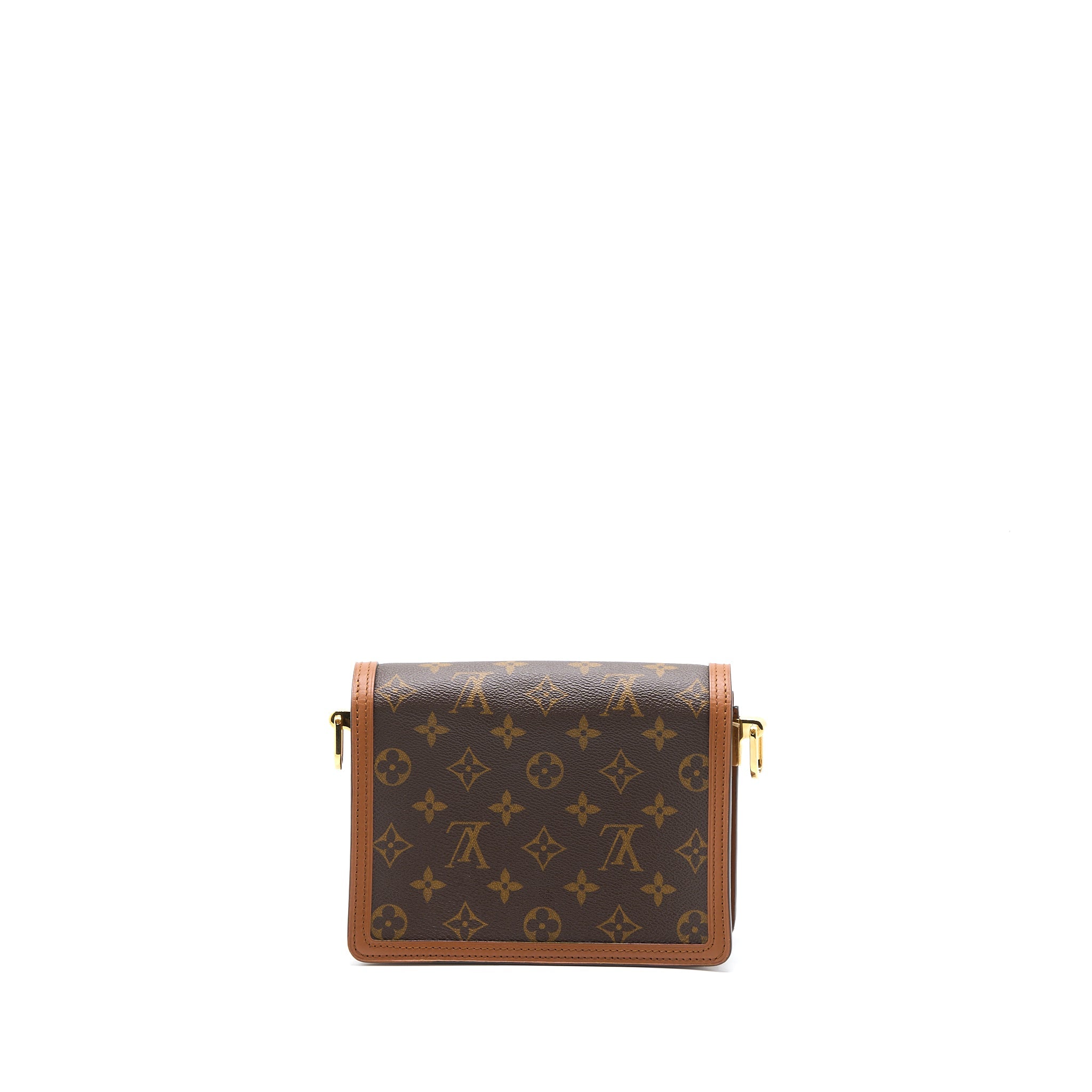 LOUIS VUITTON MINI DAUPHINE MONOGRAM REVERSE CANVAS GHW