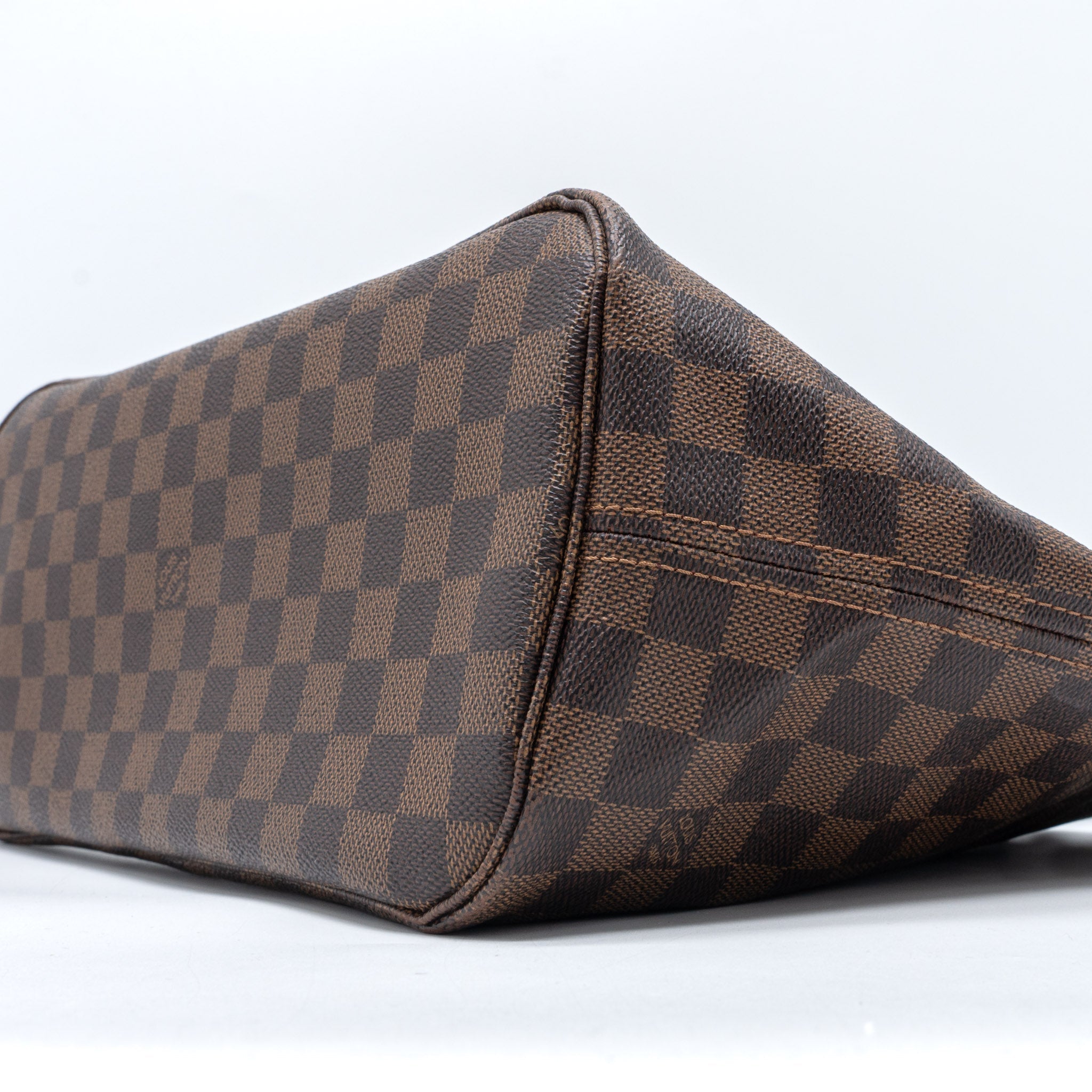 LOUIS VUITTON NEVERFULL MM DAMIER EBENE CANVAS GHW