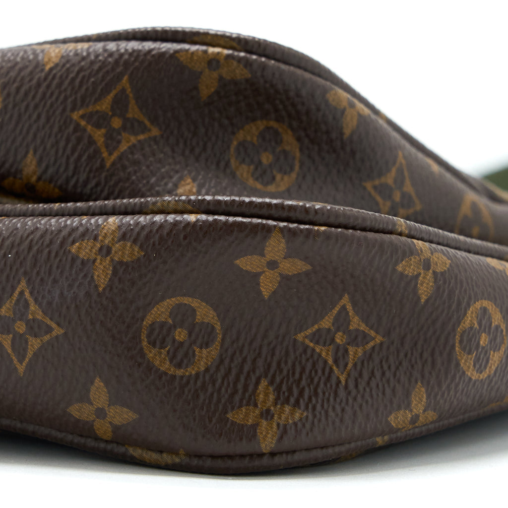 LOUIS VUITTON MULTI POCHETTE WITH KHAKI STRAP GHW