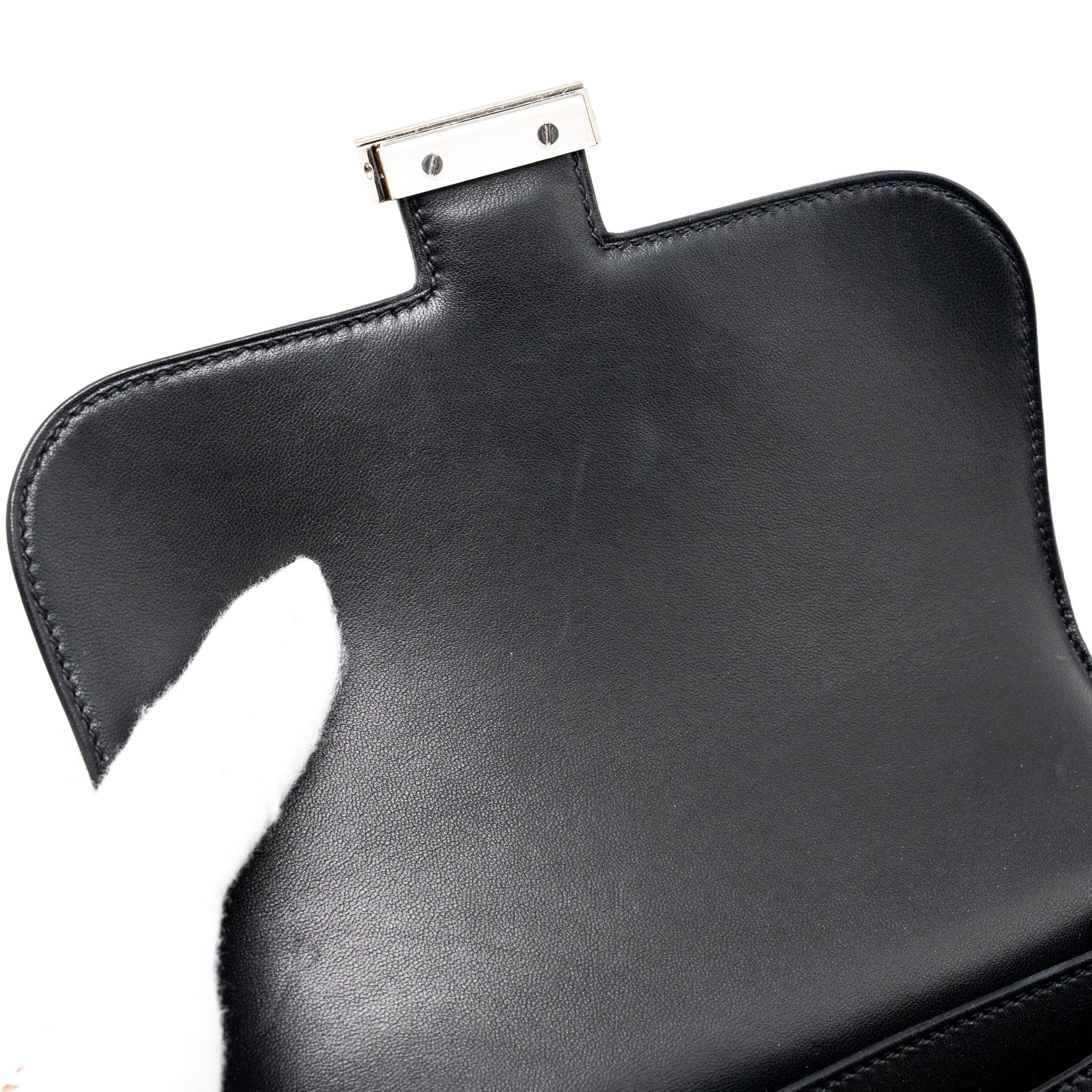 HERMES MINI CONSTANCE ALLEGRO BLACK / WHITE SHW