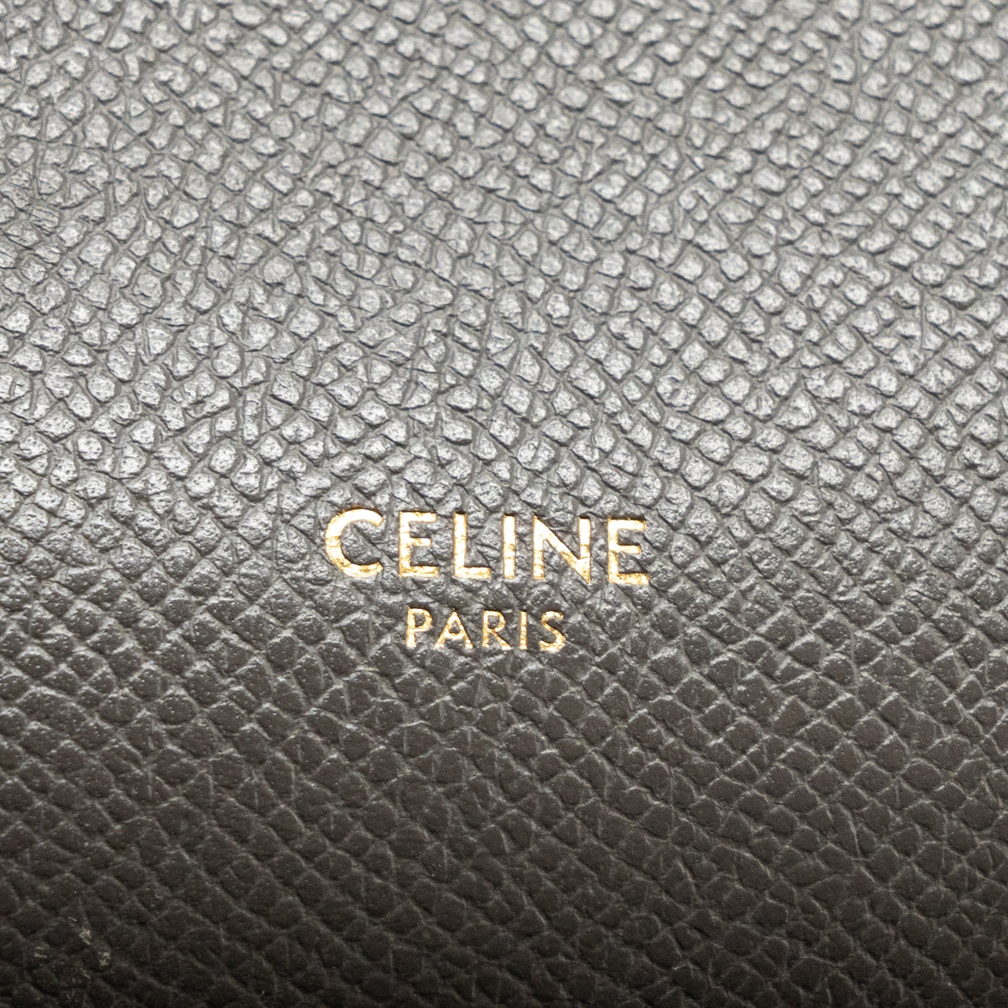 CELINE MICRO BELT BAG CALFSKIN GREY GHW