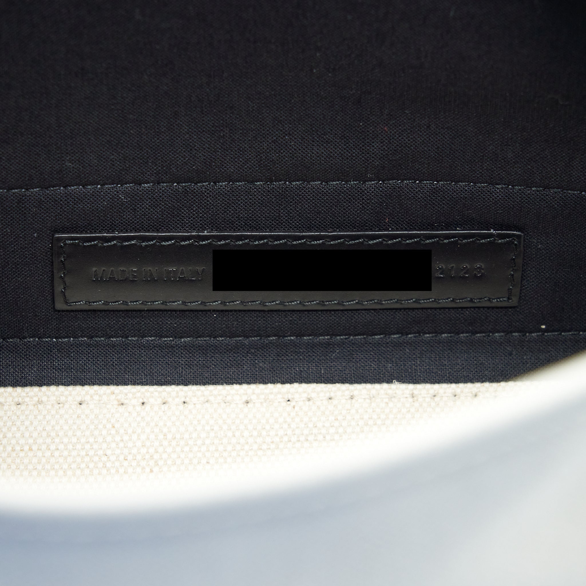 BALENCIAGA CABAS FABRIC/LEATHER OFF WHITE SHW