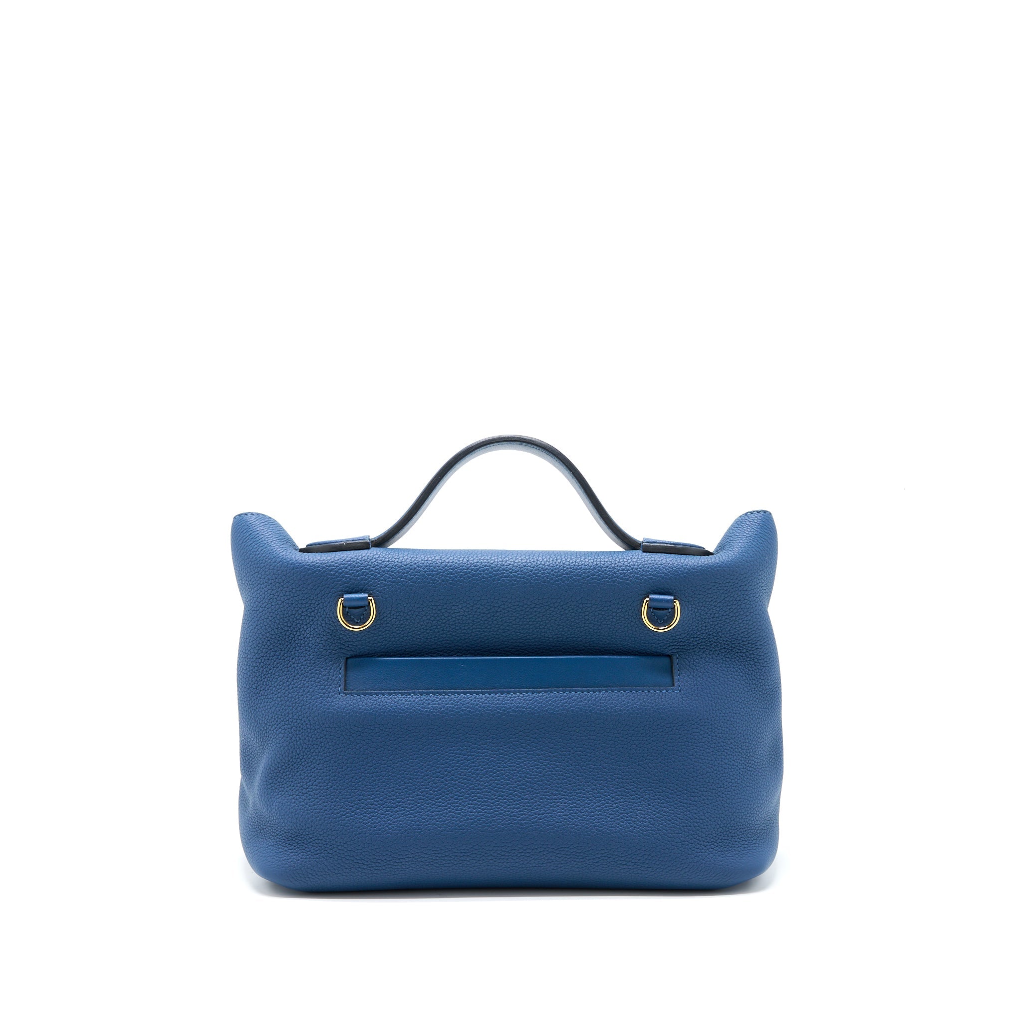 HERMES 24/24 2424-29 BAG TOGO/SWIFT S4 DEEP BLUE GHW