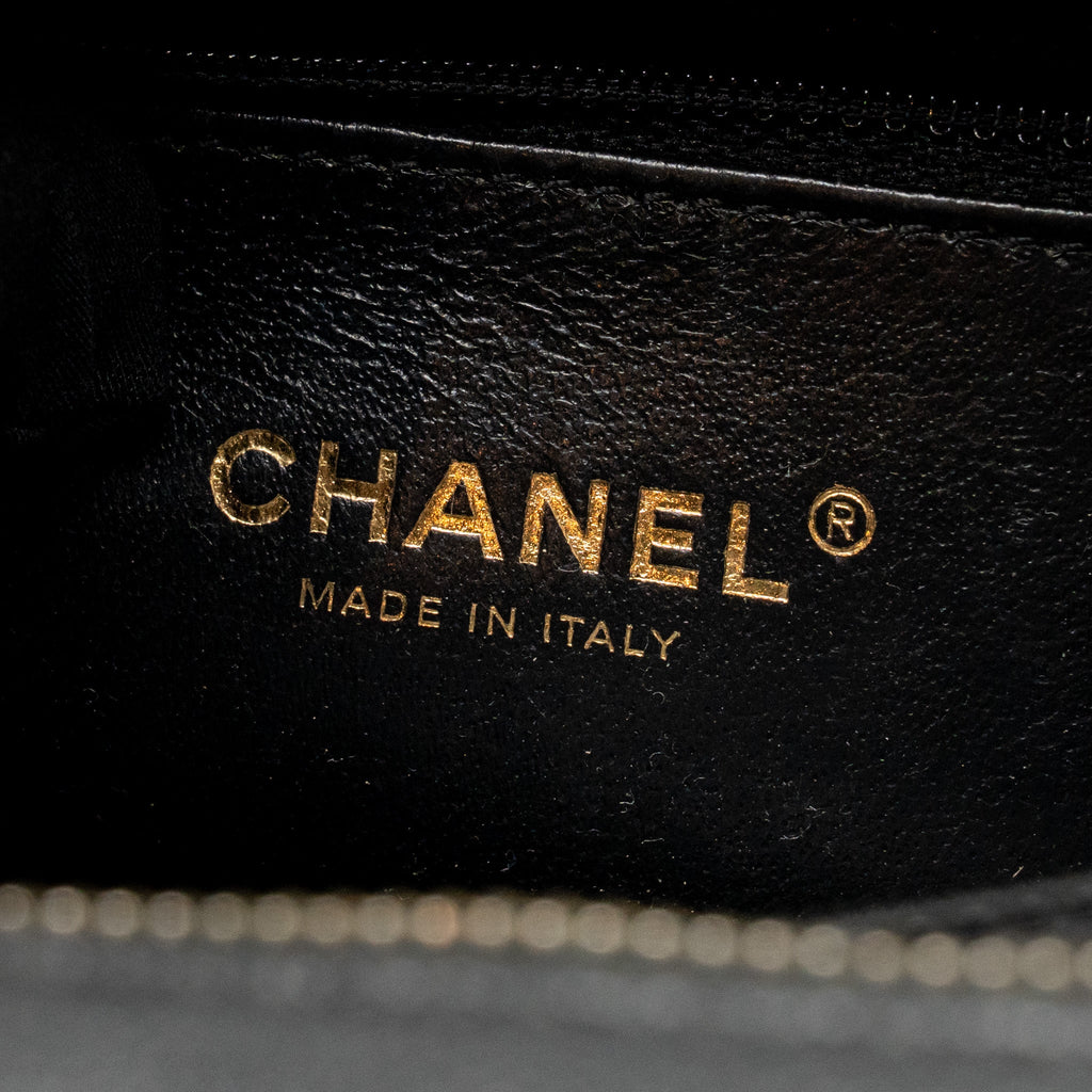 CHANEL CC FILIGREE VANITY CAVIAR BLACK GHW
