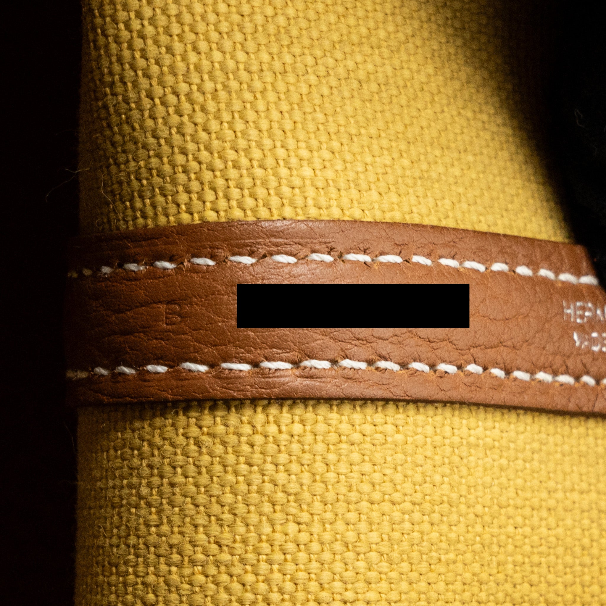 HERMES GARDEN PARTY 30 CANVAS/NEGONDA GINGER/GOLD SHW