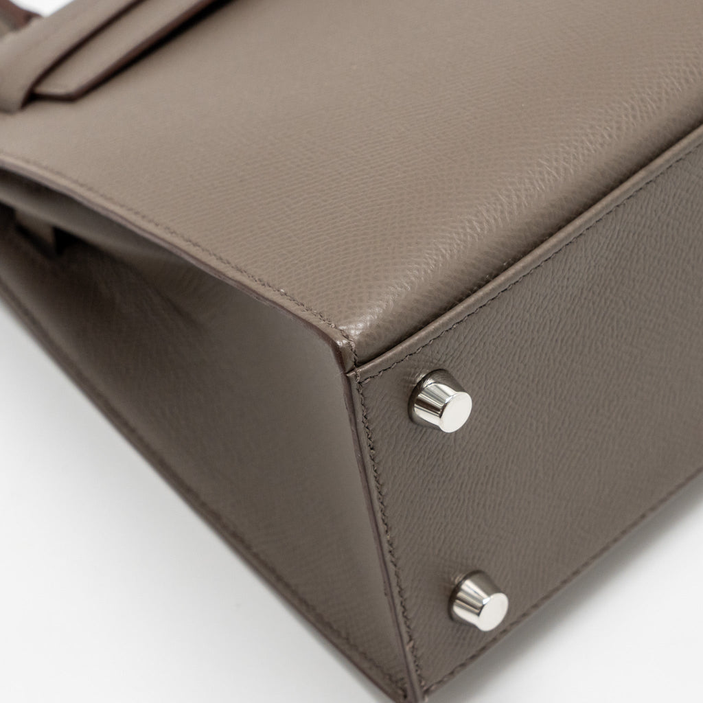 HERMES KELLY 25 EPSOM GRIS ETAIN SHW