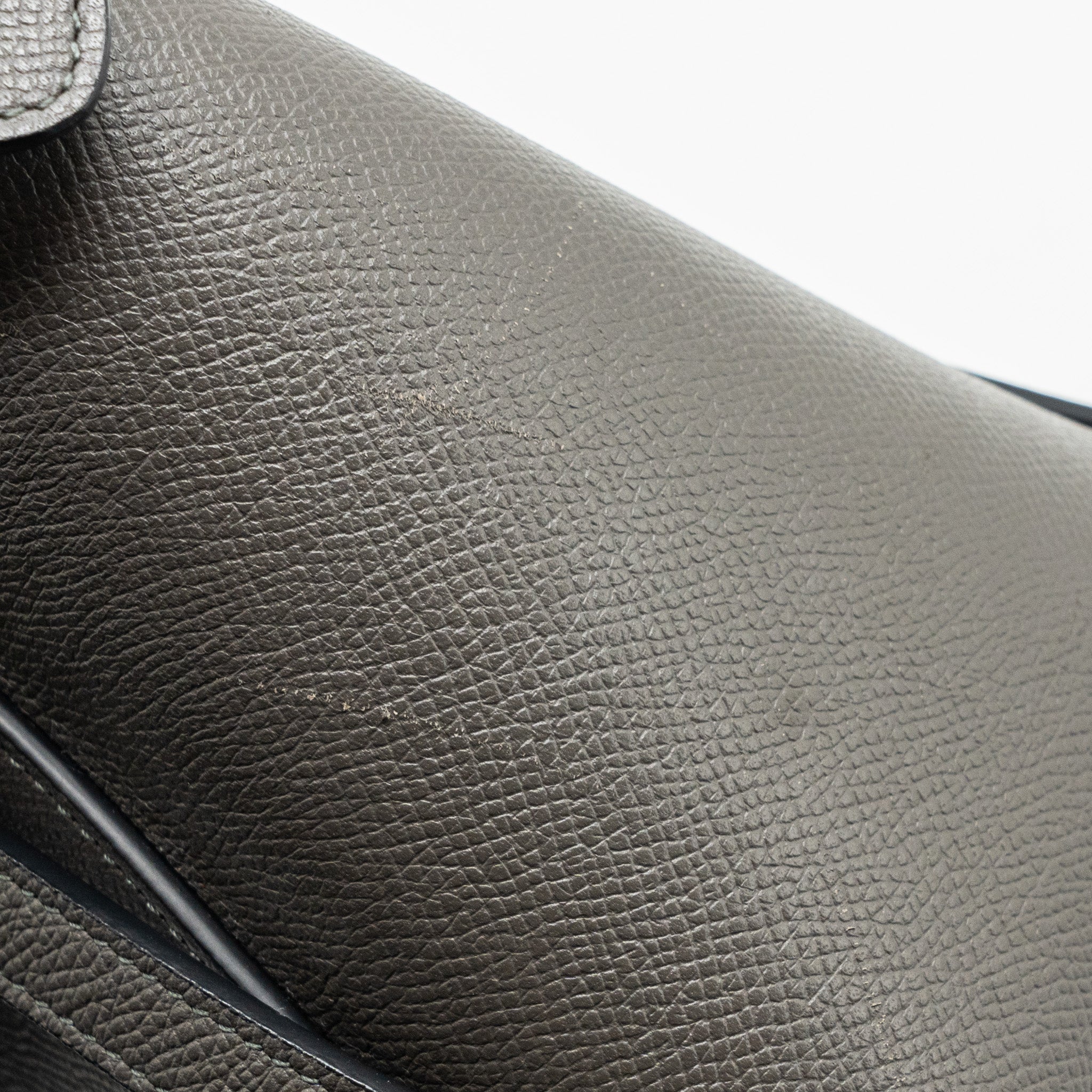 CELINE MICRO BELT BAG CALFSKIN GREY GHW