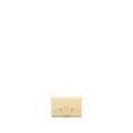 CHANEL CLASSIC FLAP CARD HOLDER CAVIAR BEIGE GHW