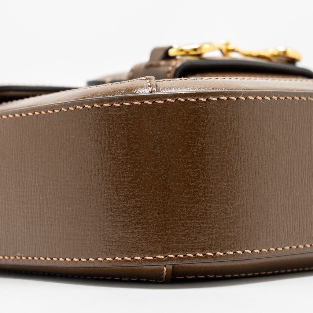 GUCCI HORSEBIT 1955 MINI BAG GG SUPREME CANVAS GHW