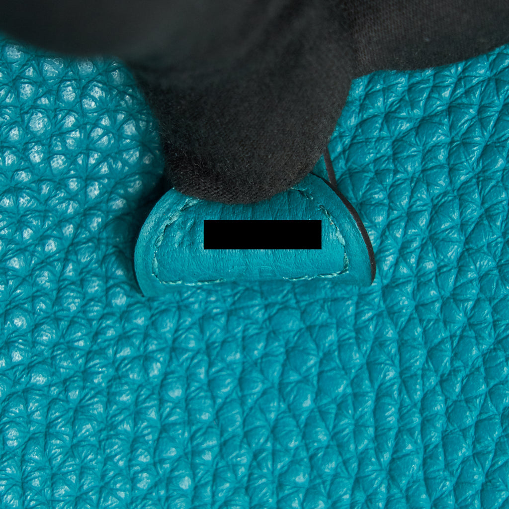 HERMES MINI EVELYNE BLEU PAON TAURILLON SHW