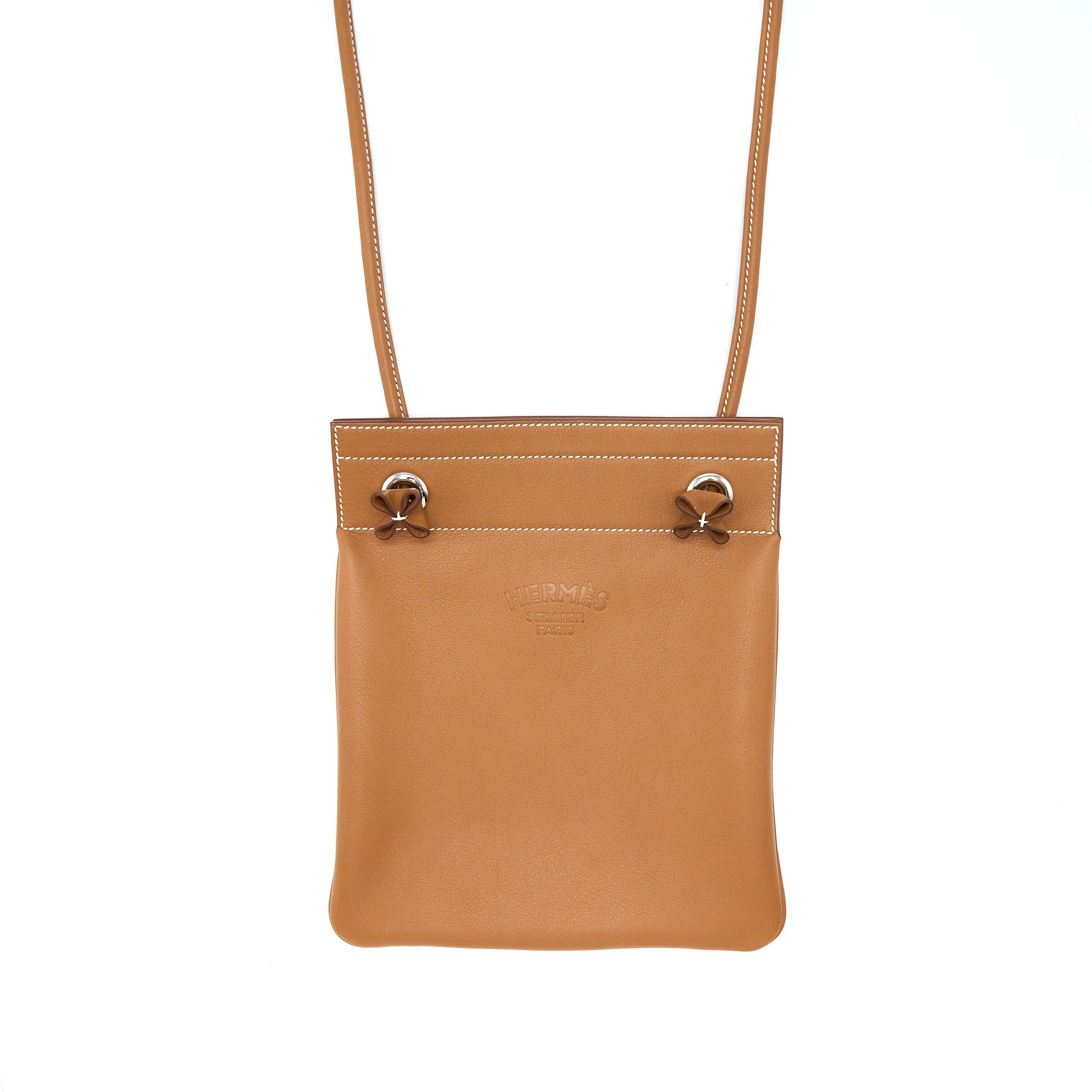 HERMES ALINE MINI SHORT STRAP CHERI GOLD SHW