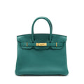 HERMES BIRKIN 30 TOGO Z6 MALACHITE GHW