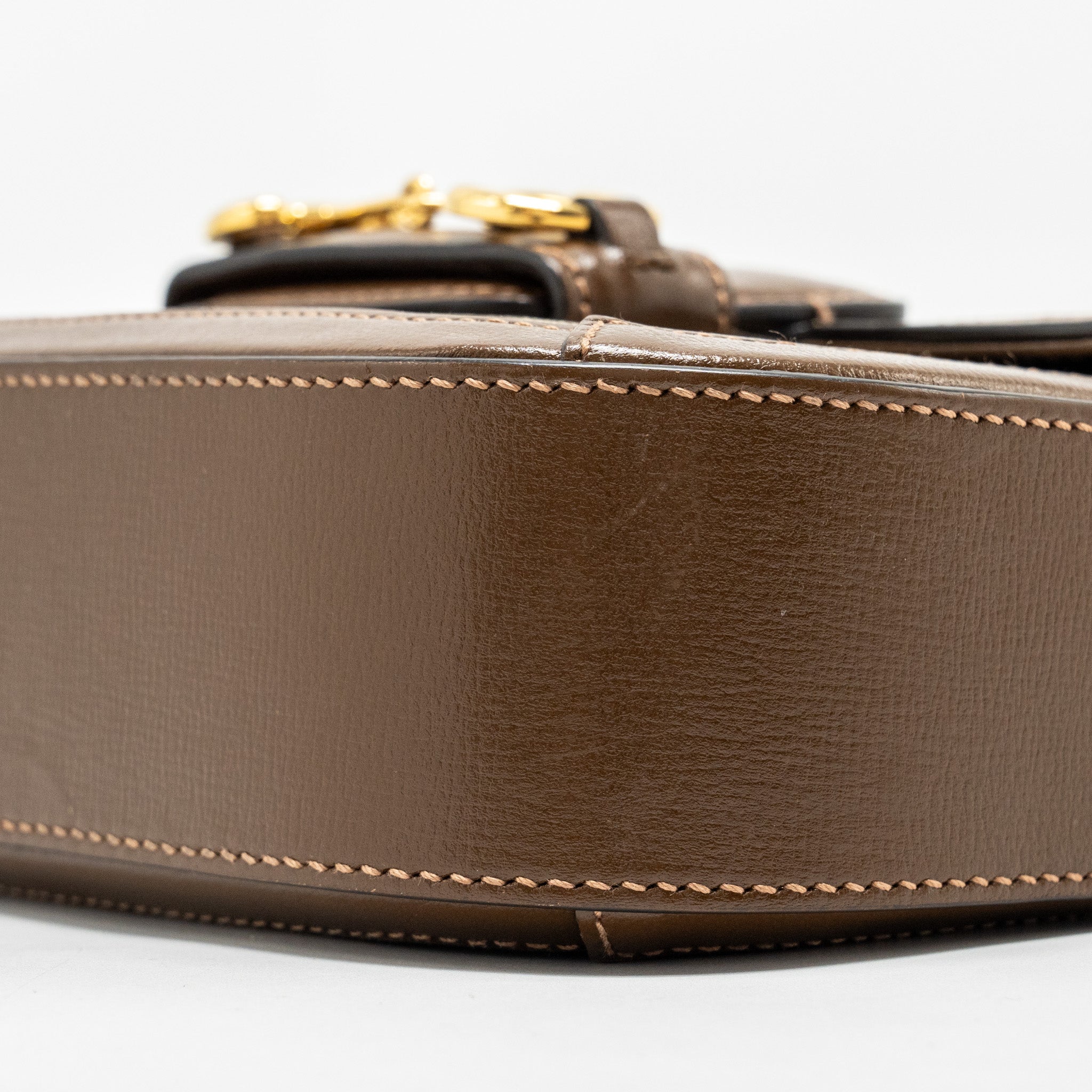 GUCCI HORSEBIT 1955 MINI BAG GG SUPREME CANVAS GHW