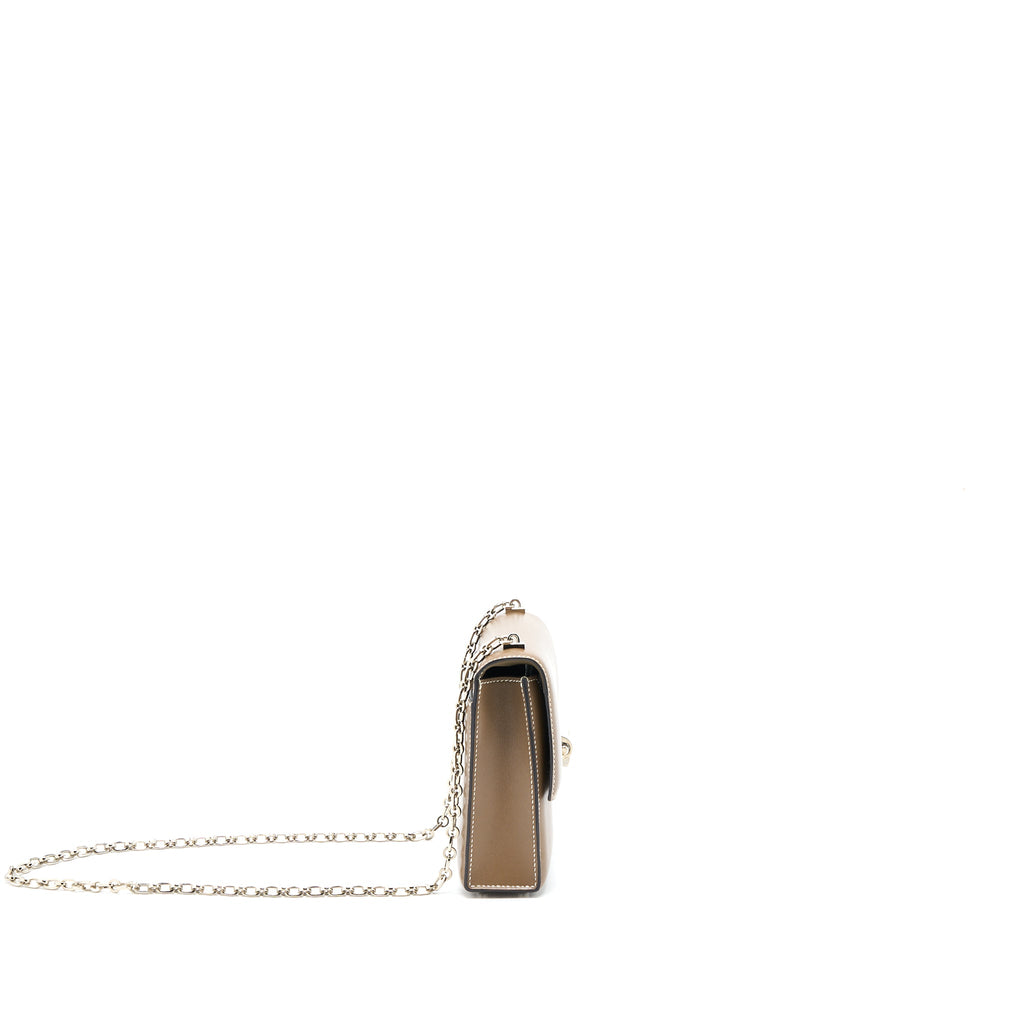HERMES MINI VERROU BAG TADELAKT ETOUPE SHW