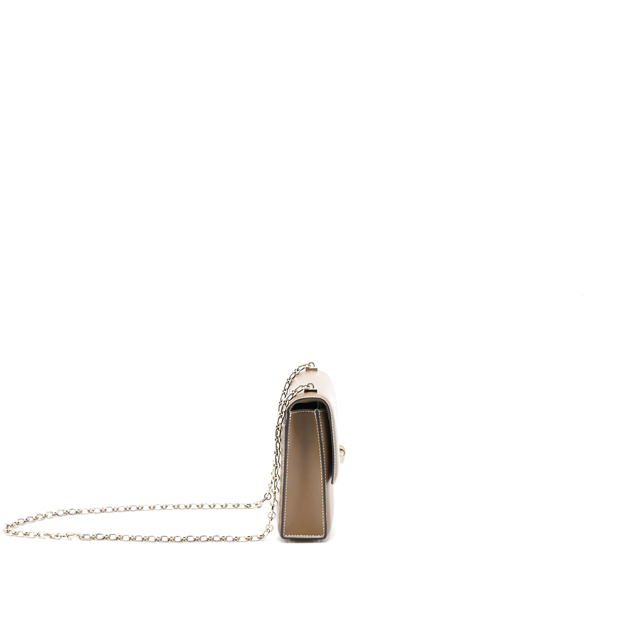 HERMES MINI VERROU BAG TADELAKT ETOUPE SHW