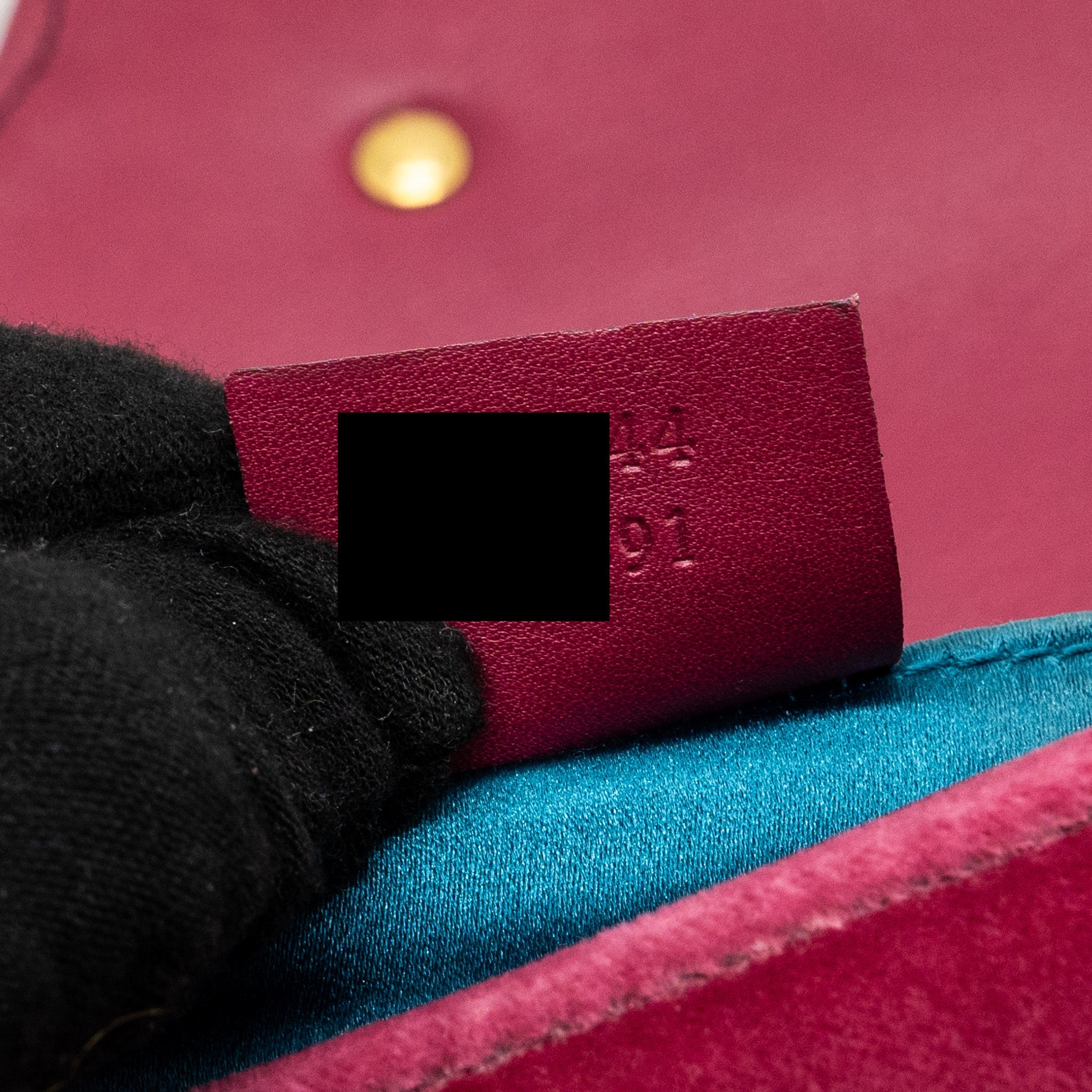 GUCCI SMALL GG MARMONT SHOULDER BAG VELVET PINK GHW