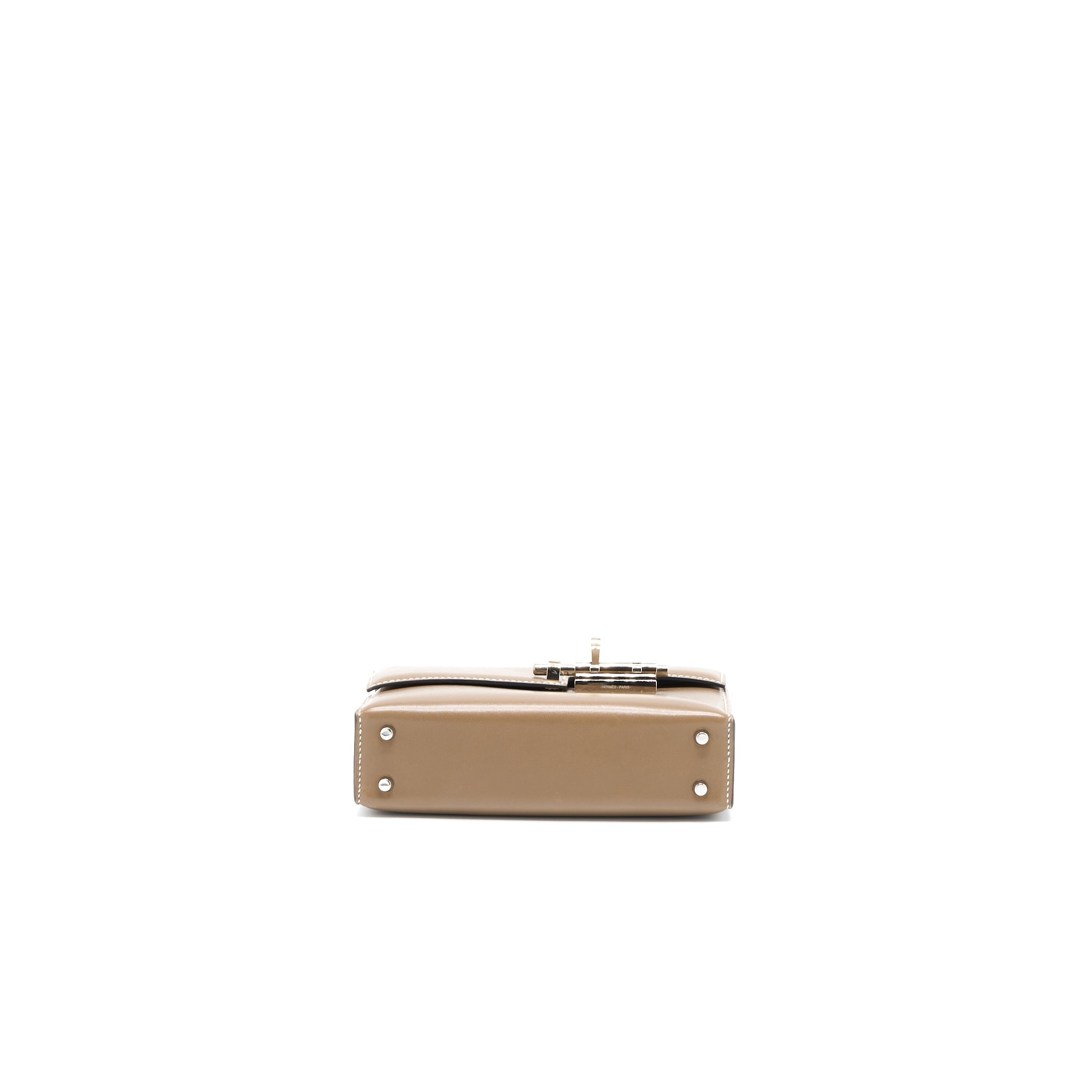HERMES MINI VERROU BAG TADELAKT ETOUPE SHW