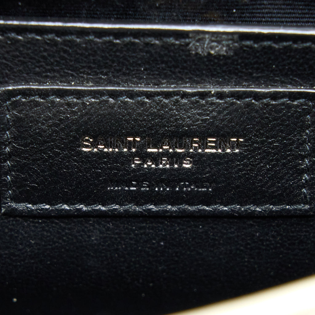SAINT LAURENT/ YSL NIKI BABY CHAIN BAG IN CRINKLED VINTAGE LEATHER