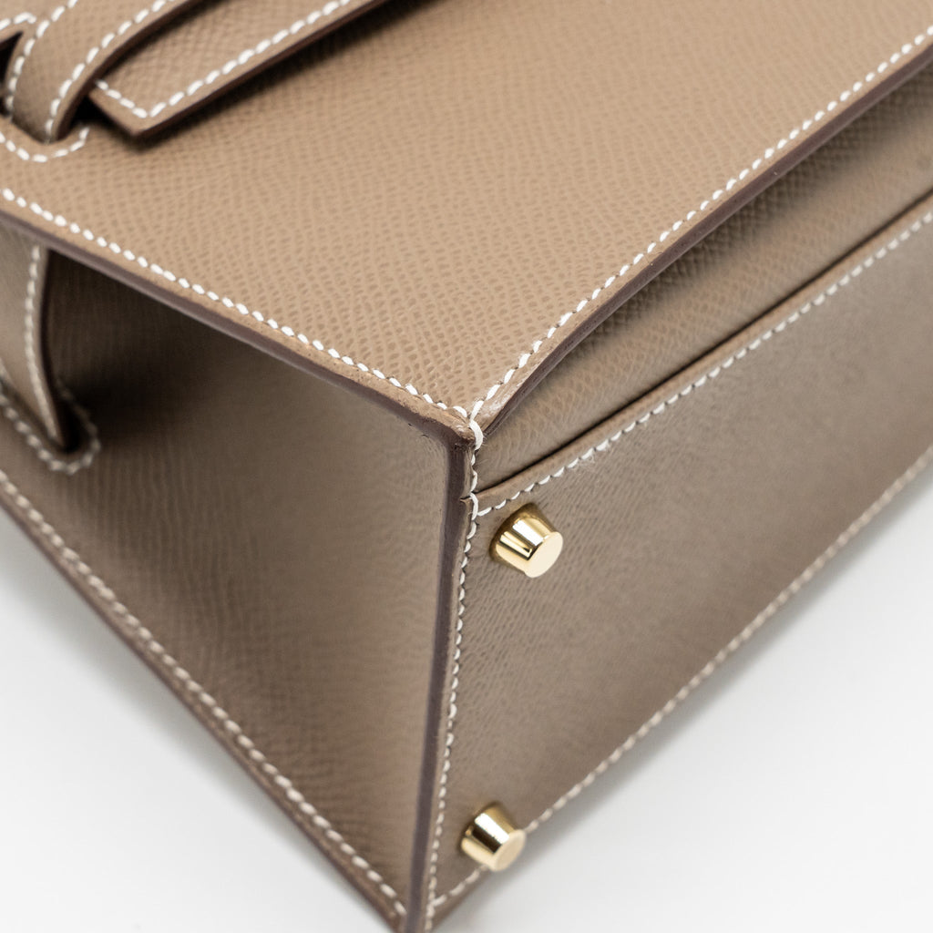 HERMES KELLY SELLIER EN DESORDRE 20 EPSOM ETOUPE GHW