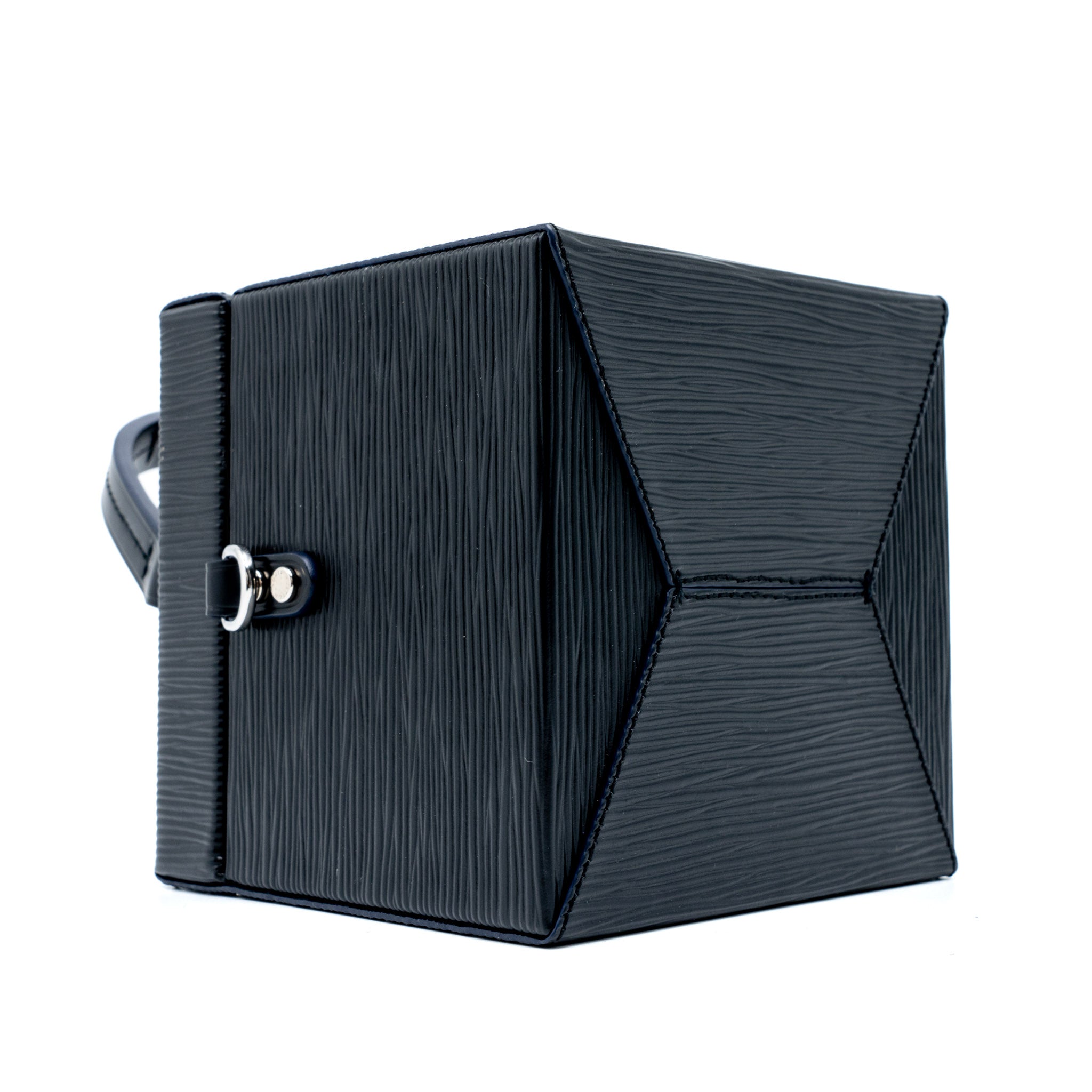 LOUIS VUITTON BLEECKER BOX BAG EPI BLACK SHW