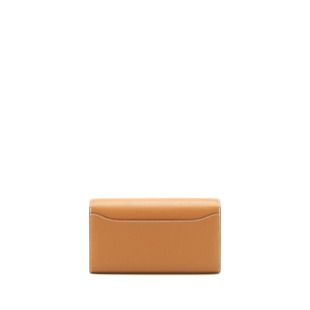 HERMES CONSTANCE LONG TO GO WALLET EPSOM GOLD GHW