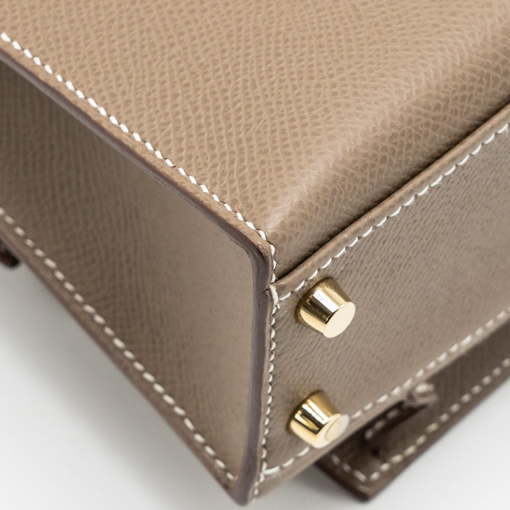 HERMES KELLY SELLIER EN DESORDRE 20 EPSOM ETOUPE GHW